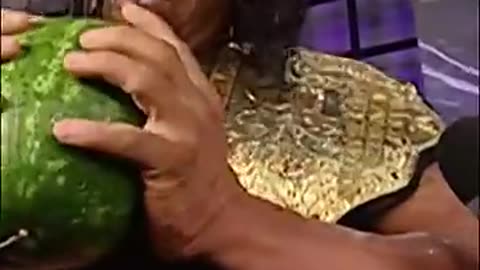 The Great Khali is a big fan of #nationalwatermelonday