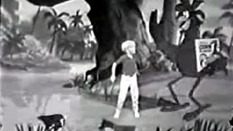 Commercial - Kellogg's Corn Flakes 1965 w Cornelious Corn Flake & animated dinosaurs