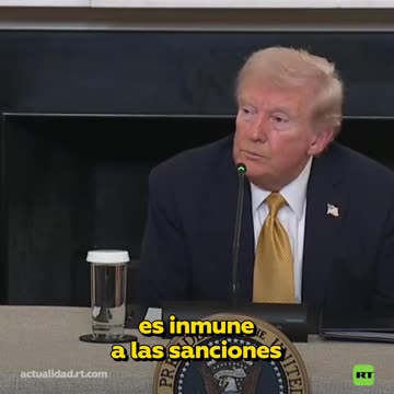 Trump comenta las sanciones contra Rusia