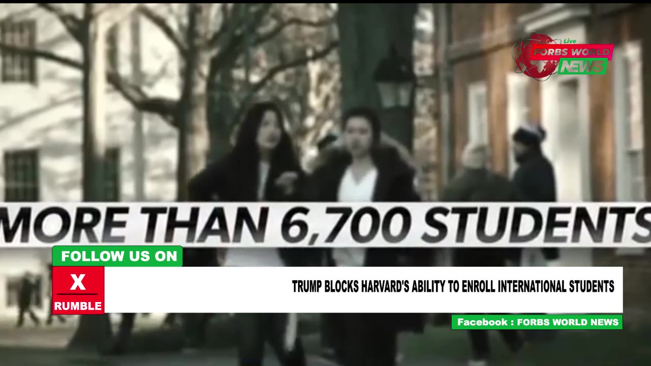 Harvard university at loggerheads with the Trump administration