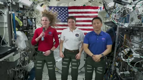 NASA Astronauts Send Fourth of July Wishes From the International Space Station