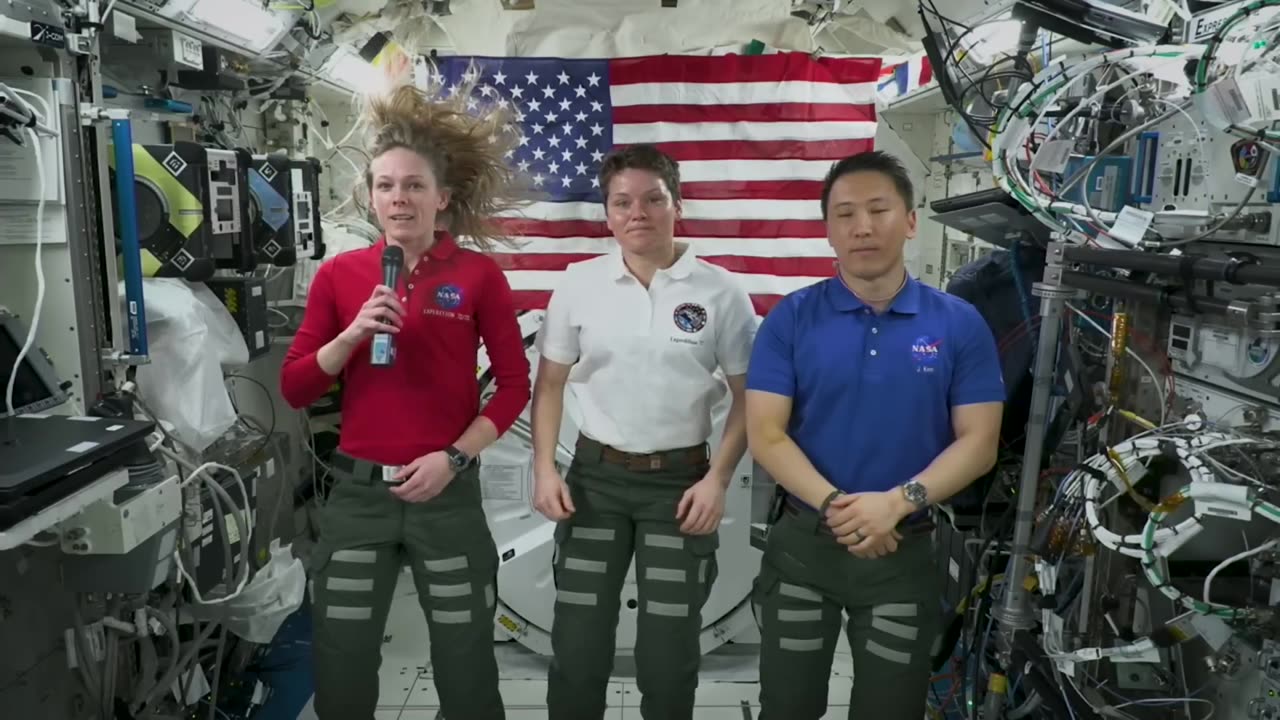 NASA Astronauts Send Fourth of July Wishes From the International Space Station