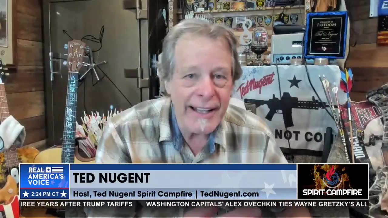 TED NUGENT TALKS TRUMP AND PIERS MORGAN