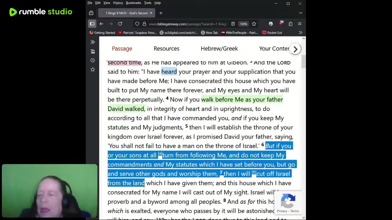 Journey Through The Bible - 1 Kings 9 - Jehovah Appears To King Solomon With A Warning 07172025