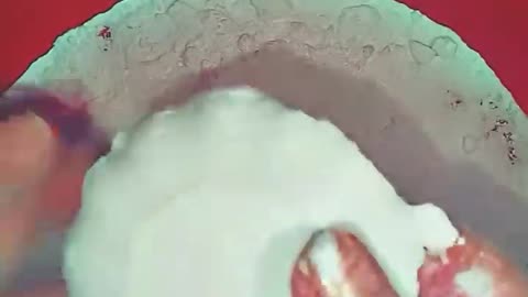 ASMR baking soda so satisfying