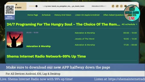 Shema Internet Radio Live Daily Stream