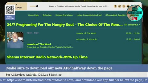 Shema Internet Radio Live Daily Stream