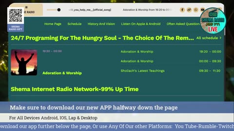 Shema Internet Radio Live Daily Stream