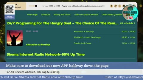 Shema Internet Radio Live Daily Stream