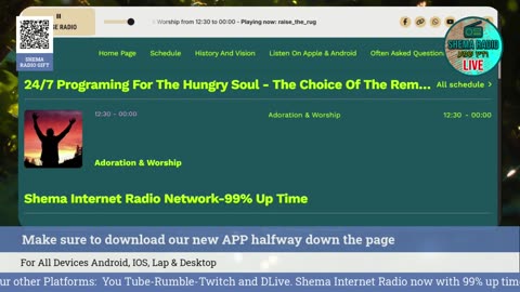 Shema Internet Radio Live Daily Stream
