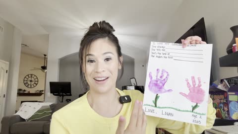 Toddler Hand Painting for Mother's Day | Easy & Adorable DIY Gift Idea