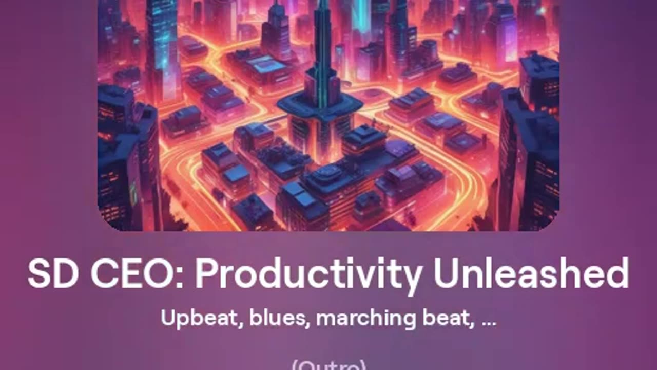 Fun AI Theme Song for a Speaking Event