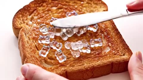 1 Hour of Satisfying AI ASMR Toast Crunchy Videos - AI ASMR Toast Spreading Compilation