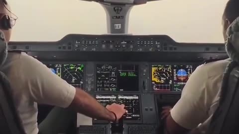 Landing of the Airbus A350 in zero visibility conditions
