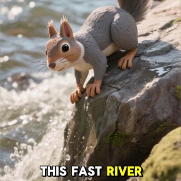 The Squirrel and the River | Long English Moral Story