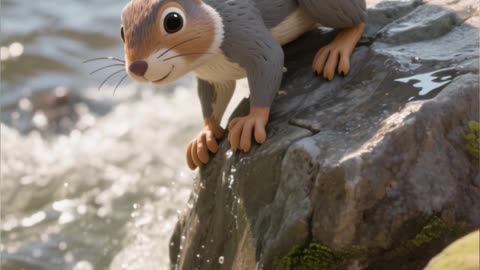 The Squirrel and the River | Long English Moral Story