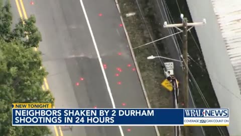 Two shootings in less than 24 hours just miles away from each other leave Durham residents shaken