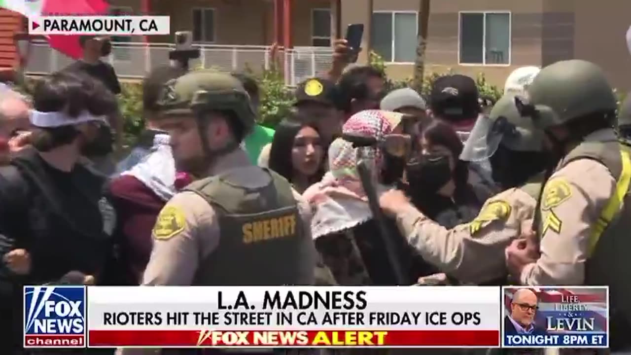 Crowds ordered to disperse and arrests made as anti-ICE riots continue in L.A. county in California