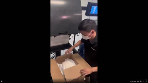 A new foam machine that takes the shape of the product - for shipping. Cool huh