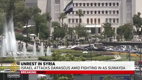 Israel bombs Syrian army HQ in Damascus as fighting escalates in Suwayda