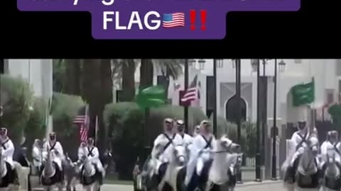 🔥 SAUDI ROYAL GUARDS CARRY AMERICAN FLAG: Trump's 2025 Return Sparks 'Purple Tie Kingdom' Takeover - Deep State CAPITULATES