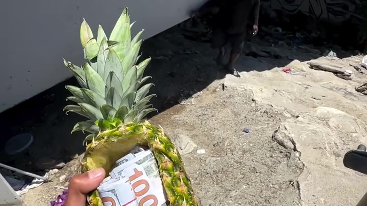 Millionaire blessed homeless sleeping under the bridge.hd