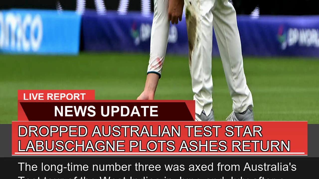 Dropped Australian Test Star Labuschagne Plots Ash