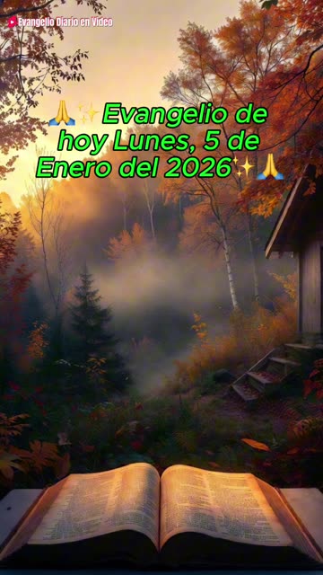Evangelio de Hoy Lunes, 5 de Enero del 2026