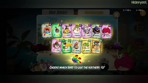 Angry Birds 2 - Hat Event: The Primitive Adventure with Stone Age Hat Set