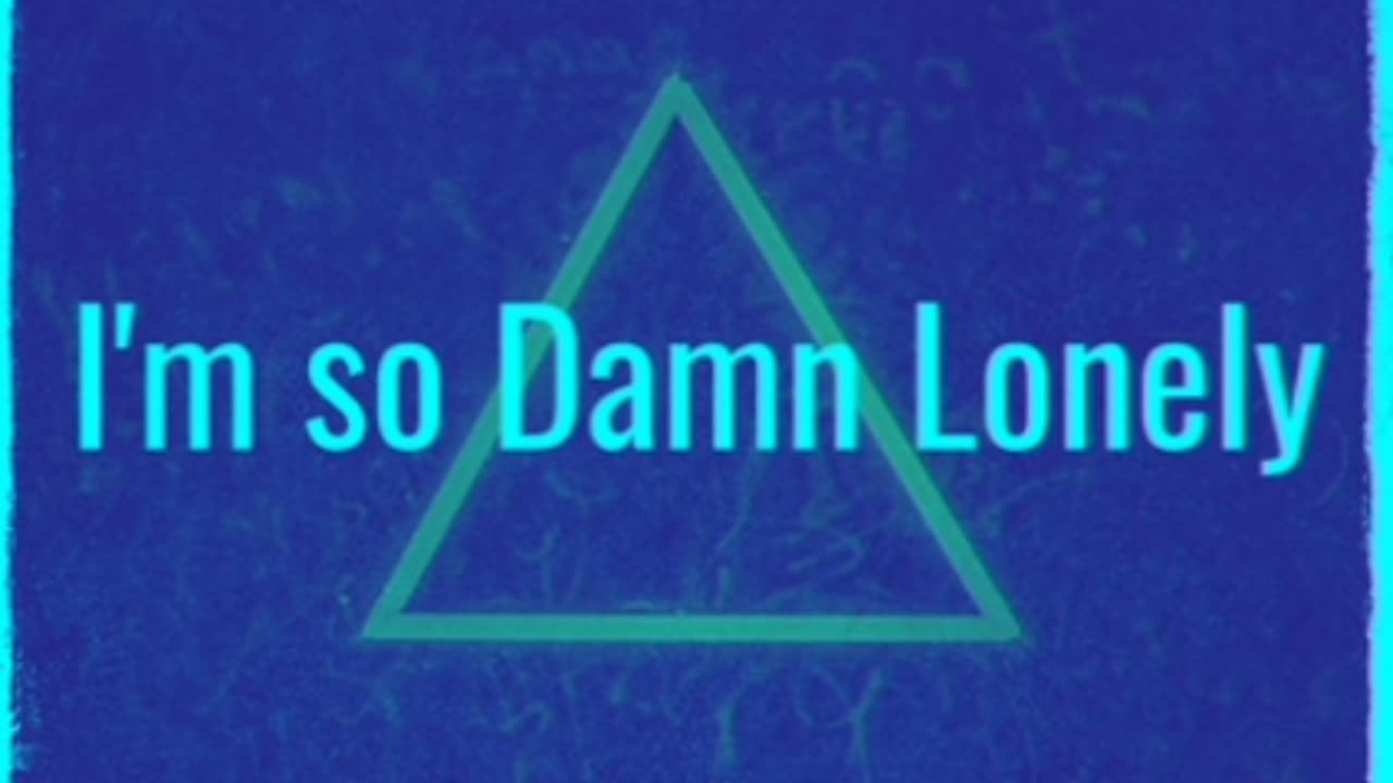 I'm so damn lonely
