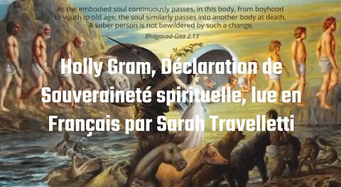 Déclaration de souveraineté spirituelle, lue par Sarah Travelletti