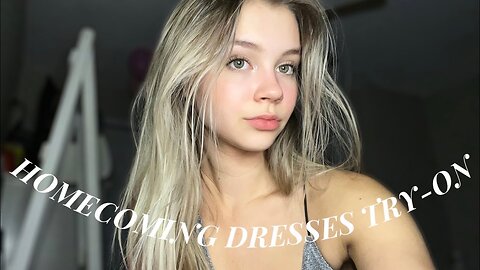 HOT GIRL HOMECOMING DRESS TRY-ON HAUL TheAngelPoli