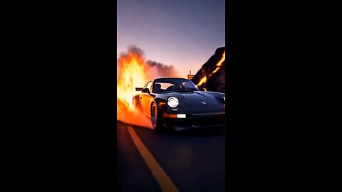 Epic Volcano Escape in a Porsche 911 – You Won’t Believe What Happens Next!"