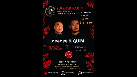 Party with purpose