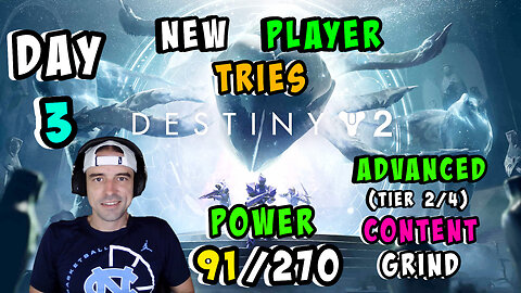 🔴LIVE - DAY 3 - NEW PLAYER TRIES DESTINY 2 - ADVANCED CONTENT GEAR GRIND - ADVICE WELCOME - NEFFEX