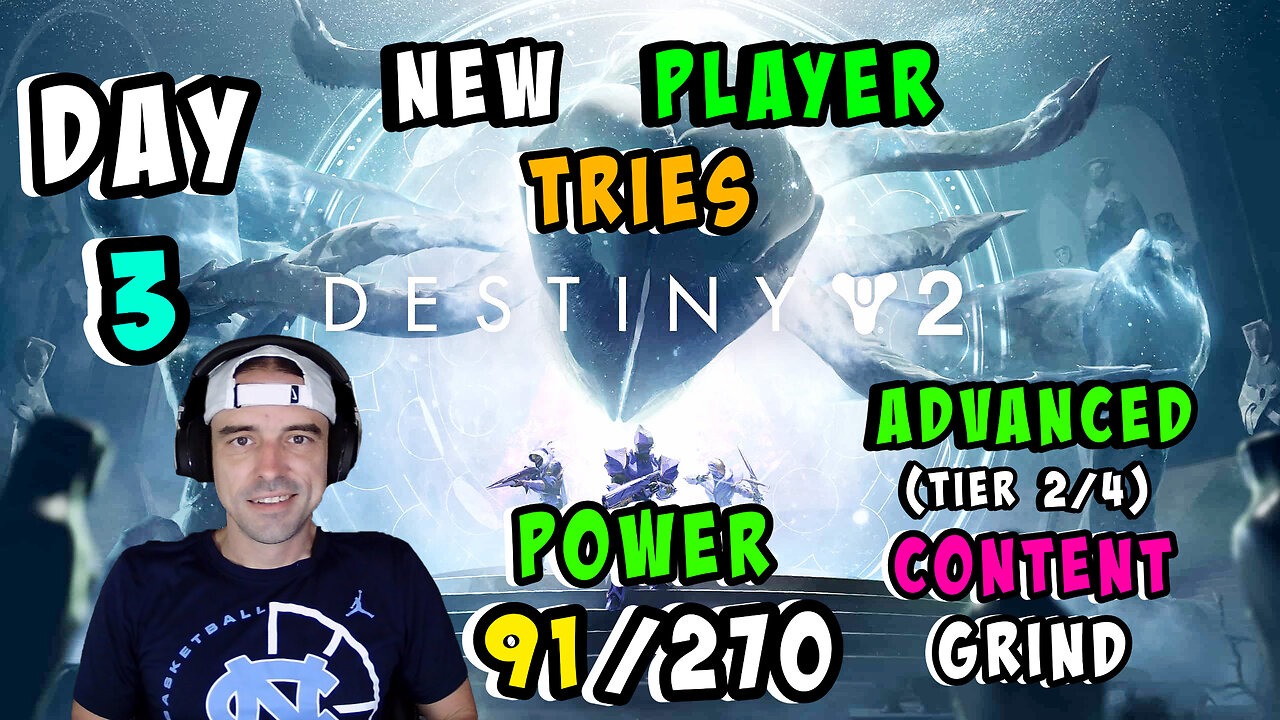 🔴LIVE - DAY 3 - NEW PLAYER TRIES DESTINY 2 - ADVANCED CONTENT GEAR GRIND - ADVICE WELCOME - NEFFEX