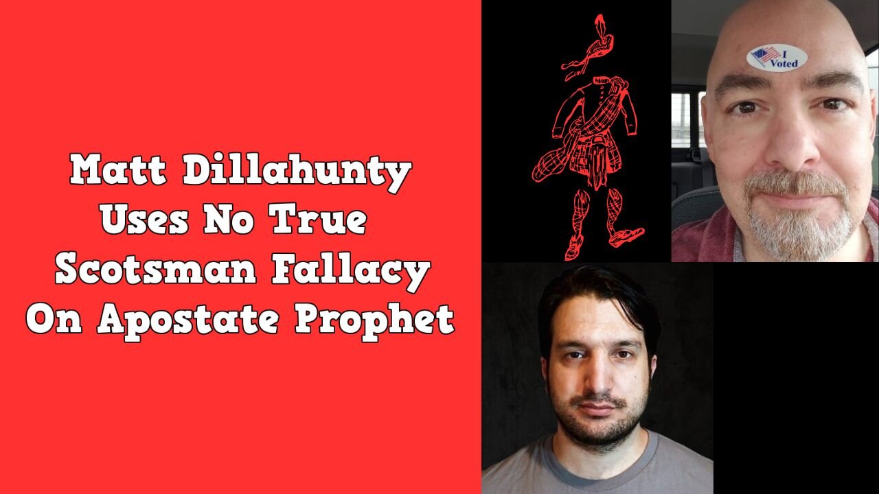 Matt Dillahunty Uses No True Scotsman Fallacy On Apostate Prophet
