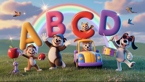 "ABCD Learning with Fun – A to Z Cartoon Adventure for Kids!"