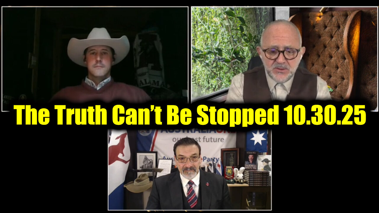 Riccardo Bosi, Derek Johnson & JMC 10.30.25 - The Truth Can’t Be Stopped
