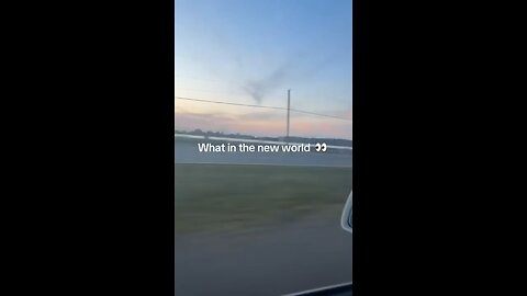 I saw someone walking on the clouds