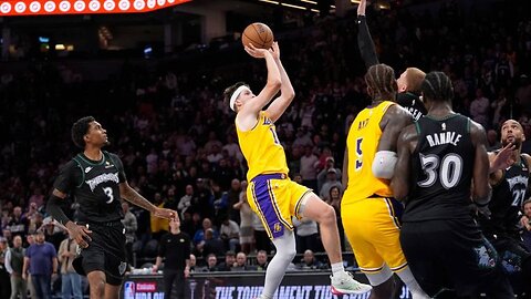 Lakers ..: Austin Reaves last minute floater wins the game for the Lakers 🔥🔥🔥🔥🔥