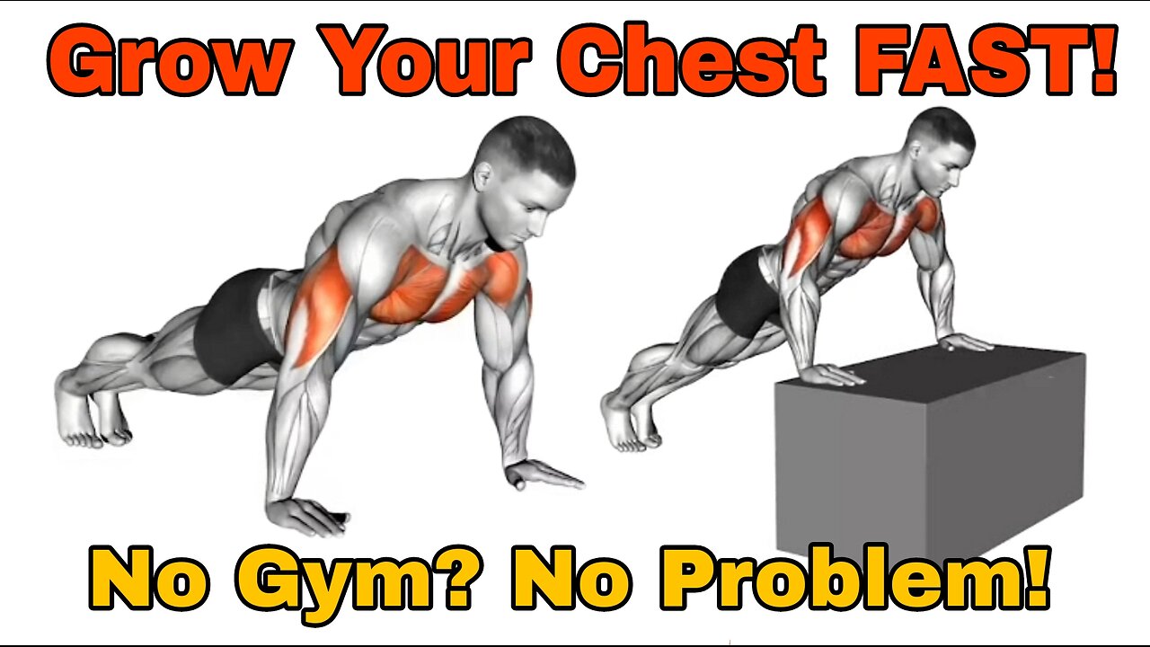 6 Min Killer Chest Workout at Home | No Equipment