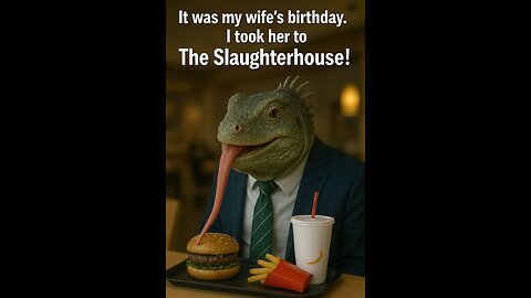 It was my wife's birthday; I took her to The Slaughterhouse!