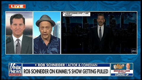 Rob Schneider: I'm Shocked TV Hosts Are Not Guaranteed In Our Constitution