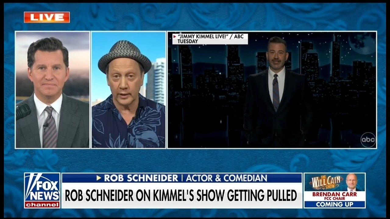 Rob Schneider: I'm Shocked TV Hosts Are Not Guaranteed In Our Constitution