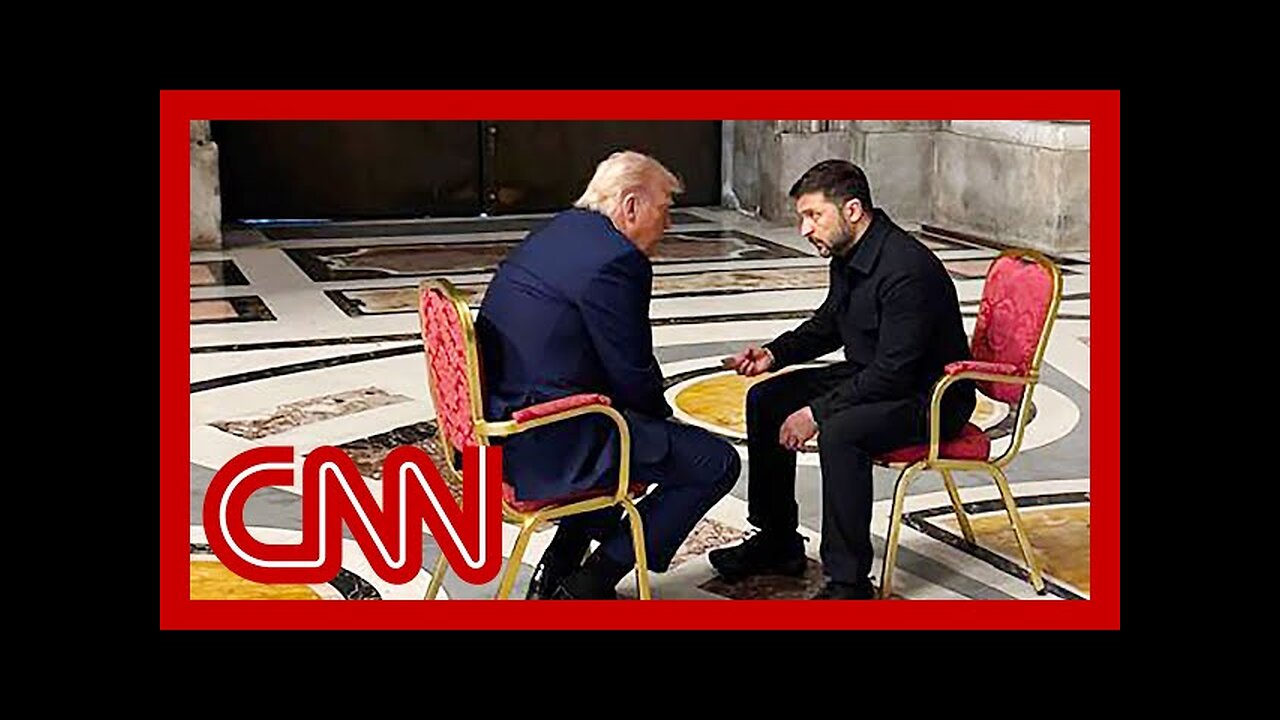 Powerful Moment: President Trump Meets President Zelensky at the Vatican
