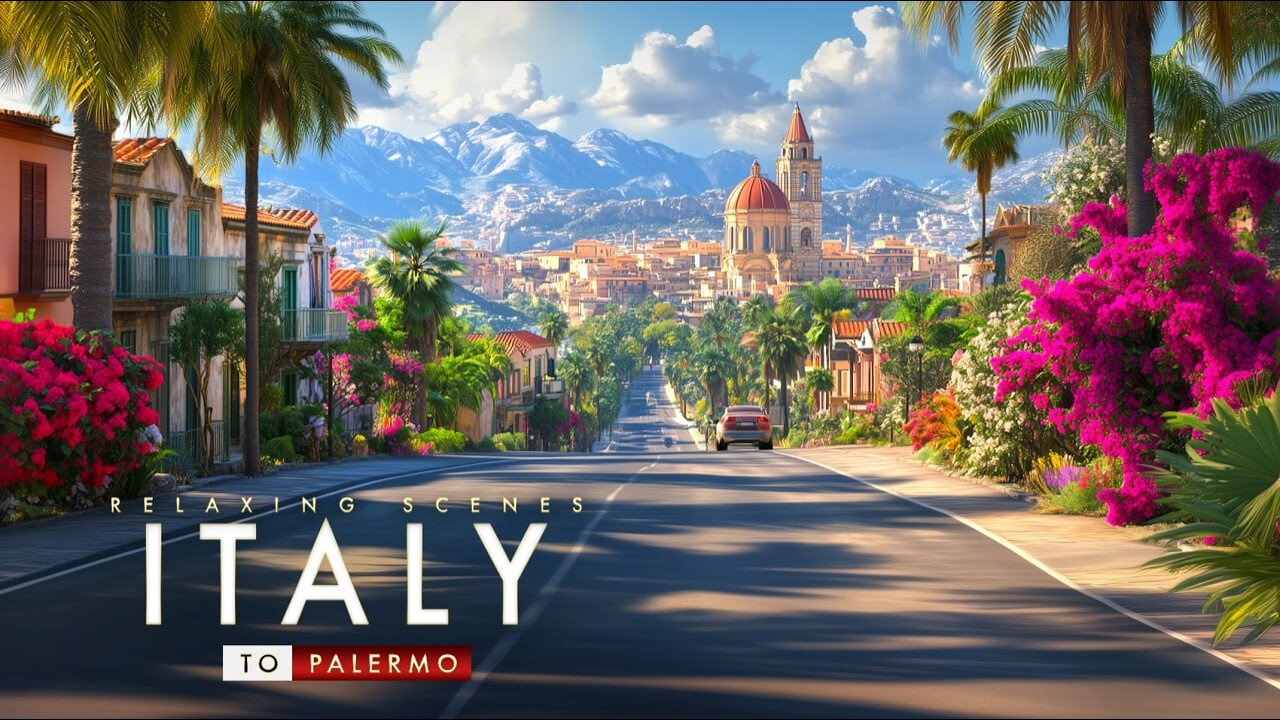 Sicilian Summer Drive in Italy | From Messina’s Port to Palermo’s Majesty