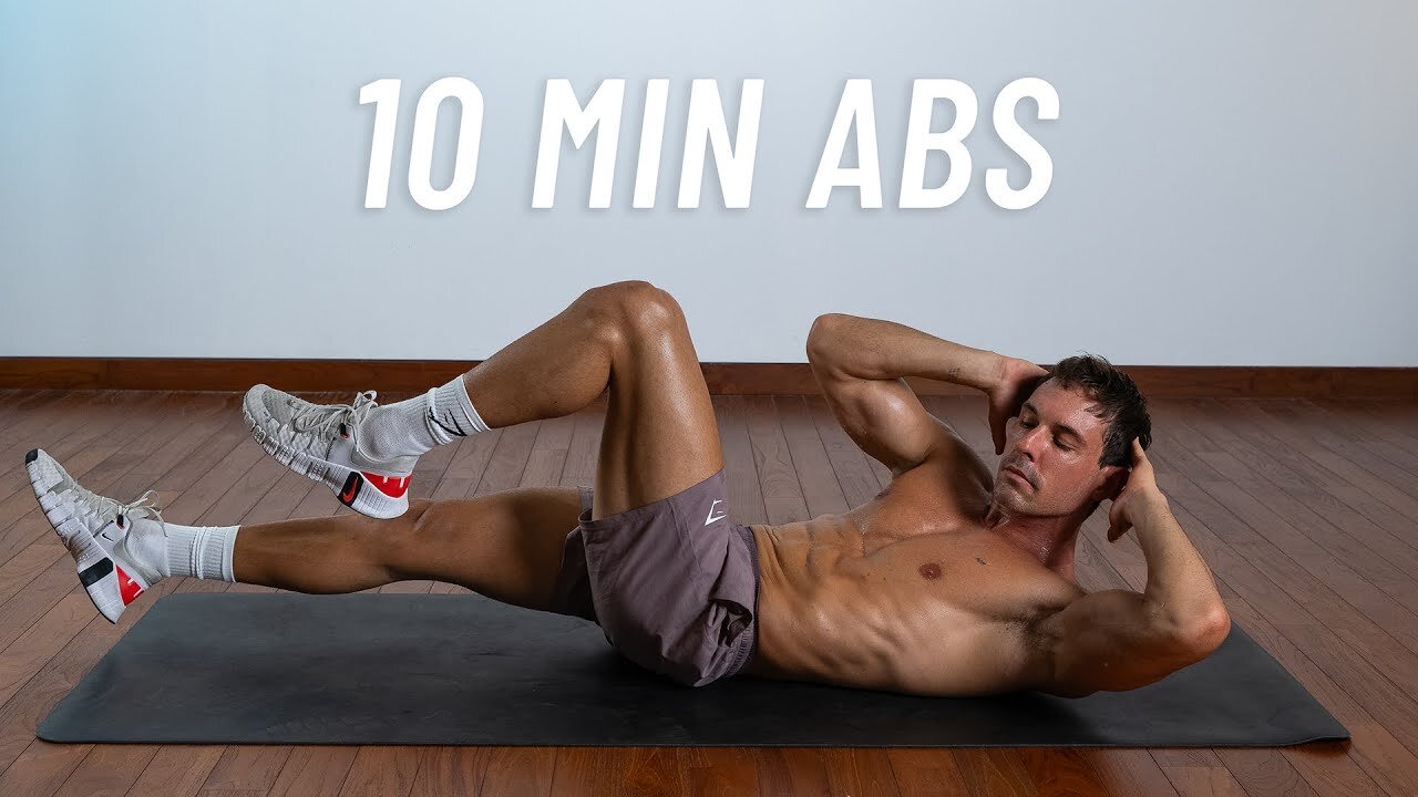 10 Min Abs Workout At Home (No Equipment, No Repeats)