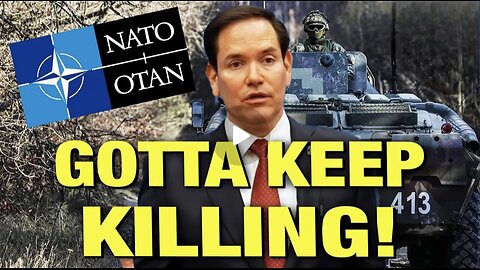 Marco Rubio Pushes MORE IMPERIALISM SPENDING From All NATO Members