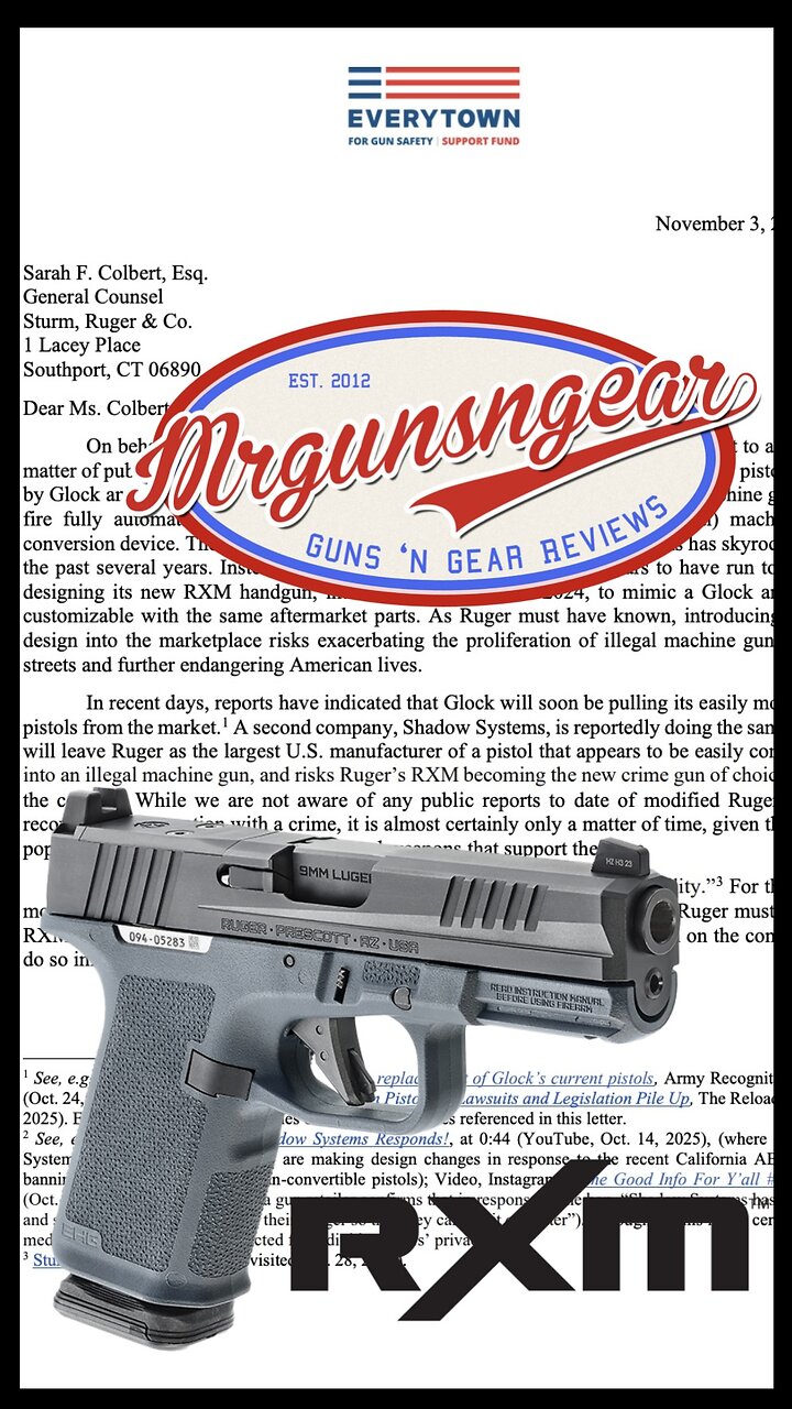 First They Came For Glock, Now Theyre Coming For The Ruger RXM
